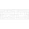 Ekena Millwork Set of Four Panels for 94 1/2"W x 32 1/4"H Norwood Fretwork Wainscot Wall Paneling WPKP16X01X47NWD - alternate 5